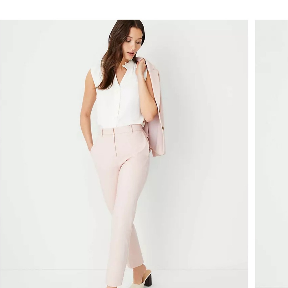 NWT Ann Taylor The High Rise Everyday Ankle Pant in Stretch Cotton